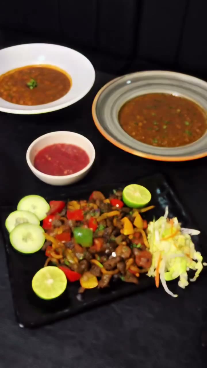 Curries, sizzler and naan